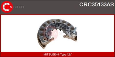 Ispravljač, alternator CASCO CRC35133AS