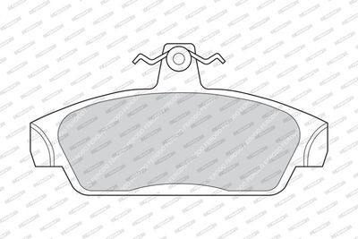 SET PLACUTE FRANA FRANA DISC FERODO FDB603 1