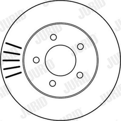 BREMSSCHEIBE JURID 562137JC 1