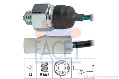 Выключатель, фара заднего хода FACET 7.6206 для KIA PREGIO