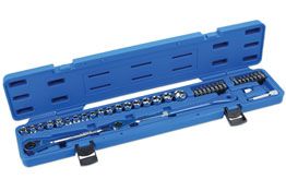 Laser Tools Auxiliary Belt Wrench Set 3/8"D 37pc