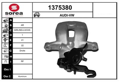 BREMSSATTEL SNRA 1375380