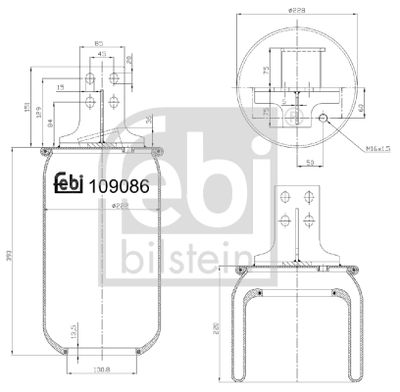 FEBI BILSTEIN Federbalg, Luftfederung