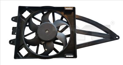 Вентилятор, охлаждение двигателя TYC 809-0020 для FIAT PANDA