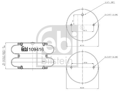 FEBI BILSTEIN Federbalg, Luftfederung