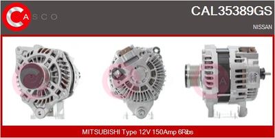 Генератор CASCO CAL35389GS для NISSAN NOTE
