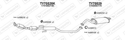 SISTEM DE ESAPAMENT VENEPORTE 700102