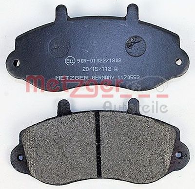 BREMSBELAGSATZ SCHEIBENBREMSE METZGER AUTOTEILE 1170553 2