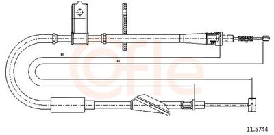 CABLU FRANA DE PARCARE