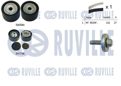 Комплект ремня ГРМ RUVILLE 550298 для RENAULT GRAND SCENIC