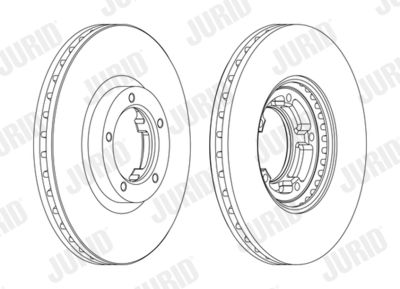 JURID 561624J Тормозные диски для FORD TRANSIT Автобус (E_ _) 2.5 TD (ECL, EDL, EDS, ESL, ESS, EUS) JURID 561624J Тормозные диски для FORD TRANSIT Автобус (E_ _) 2.5 TD (ECL, EDL, EDS, ESL, ESS, EUS)