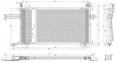 PowerMax 7110400 Радиатор кондиционера  для NISSAN MICRA II (K11) 1.5 D