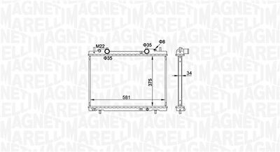 MAGNETI MARELLI Kühler, Motorkühlung