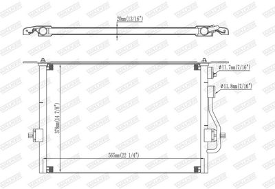 CONDENSATOR CLIMATIZARE WALKER WCD00259 7