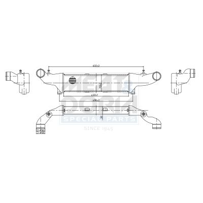 INTERCOOLER COMPRESOR MEAT & DORIA 995414