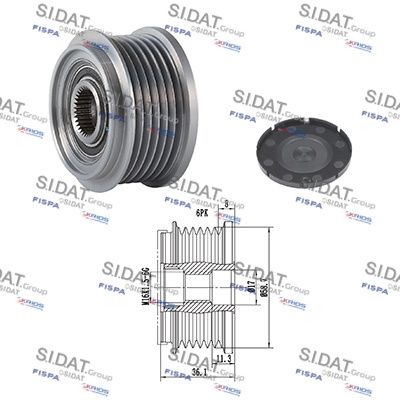 GENERATORFREILAUF SIDAT 455142