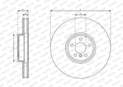 DISC FRANA FERODO DDF3221LC1 6