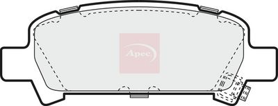 APEC Brake Pad Set, disc brake PAD1143
