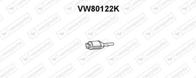 Катализатор VENEPORTE VW80122K для VW CORRADO