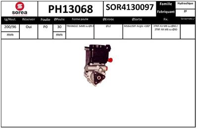 HYDRAULIKPUMPE LENKUNG SNRA PH13068