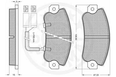 SET PLACUTE FRANA FRANA DISC OPTIMAL 9492 2