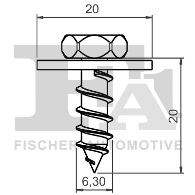 Ruuvi FA1 77-70013.5 – TOYOTA