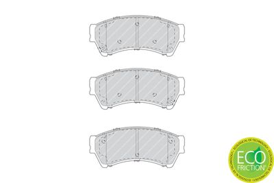 Brake Pad Set, disc brake FDB4062