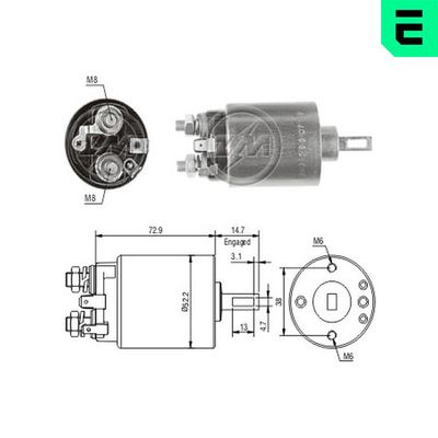 SOLENOID ELECTROMOTOR