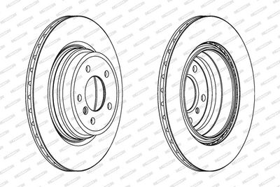 BREMSSCHEIBE FERODO DDF1550C1 1