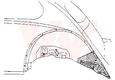 VAN WEZEL 5801.33 Бампер передний задний для VW KAEFER