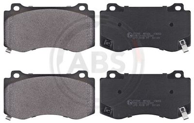 Zestaw klocków hamulcowych, hamulce tarczowe A.B.S. 37705
