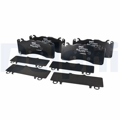 Remblokken set Voor , past: FORD USA MUSTANG 2.3/5.0/5.2 12.14-