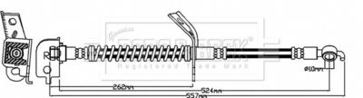 Brake Hose Borg & Beck BBH8129