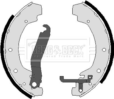 Комплект тормозных колодок BORG & BECK BBS6023 для VW TRANSPORTER