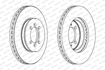 BREMSSCHEIBE FERODO DDF189 1