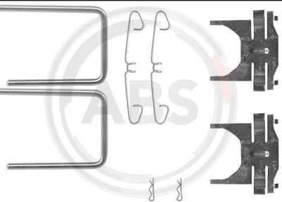 Zestaw akcesoriów, klocki hamulcowe A.B.S. 0928Q