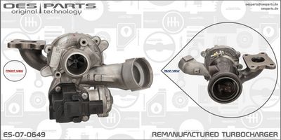 Turbo, Plniace dúchadlo OES PARTS ES-07-0649