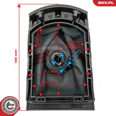 Hlavice řadicí páky ESEN SKV 63SKV560