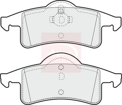 APEC Brake Pad Set, disc brake PAD1154