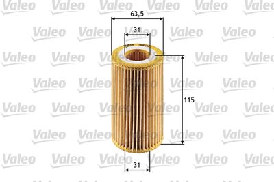 Filtr oleju VALEO 586524 produkt