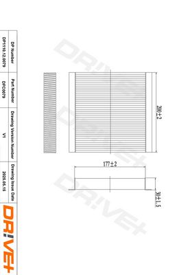 FILTER INNENRAUMLUFT DR!VE+ DP1110120079 7