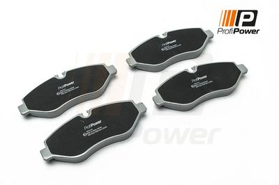 stabdžių trinkelių rinkinys, diskinis stabdys 1B1018 ProfiPower