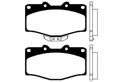 Kavo Parts Комплект тормозных колодок, дисковый тормоз