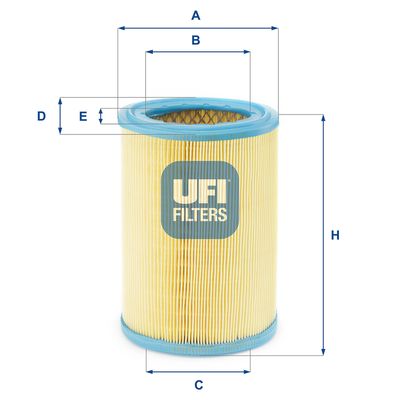 Filtr powietrza UFI 27.252.00 produkt