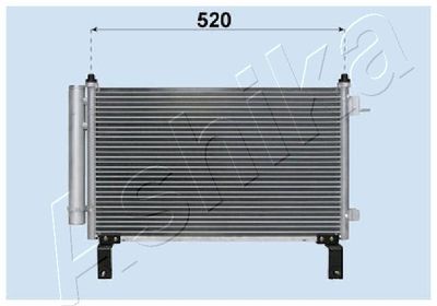 ASHIKA CND313015 Радиатор кондиционера  для CHEVROLET MATIZ (Шевроле Матиз)
