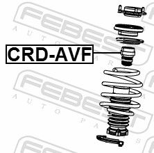 Rubber Buffer, suspension CRD-AVF