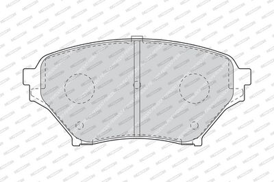 Remblokken set Voor (met extra's  met slot), past: MAZDA MX-5 II 1.6/1.8 05.98-10.05