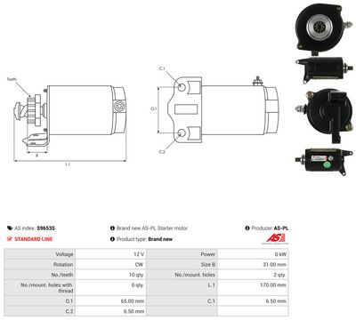 STARTER AS-PL S9653S 4