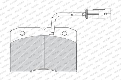BREMSBELAGSATZ SCHEIBENBREMSE FERODO FVR1353 1