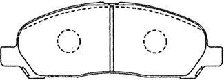 Juego de balatas de freno